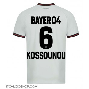 Bayer Leverkusen Odilon Kossounou #6 Seconda Maglia 2023-24 Manica Corta